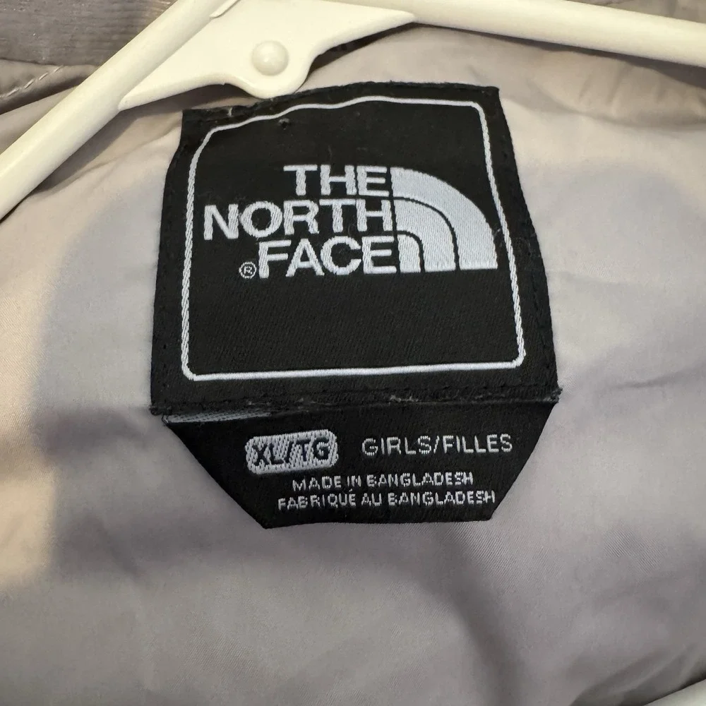 North Face Womens Pink XL 96 Retro Nuptse Puffer Jacket Goose Down Vintage Coat - Picture 5 of 7